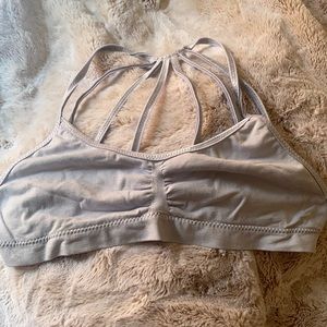 Lilac bralette with strappy back